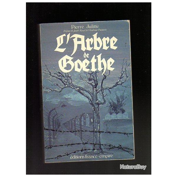 L'arbre de Goethe. de pierre julitte Buchenwald