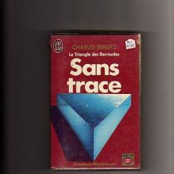 sans traces, le triangle des bermudes. J'ai lu Rouge. livre  publicitaire