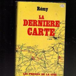 colonel rémy . la dernière carte . normandie .résistance