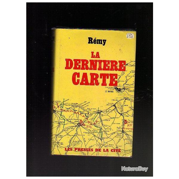 colonel rmy . la dernire carte . normandie .rsistance