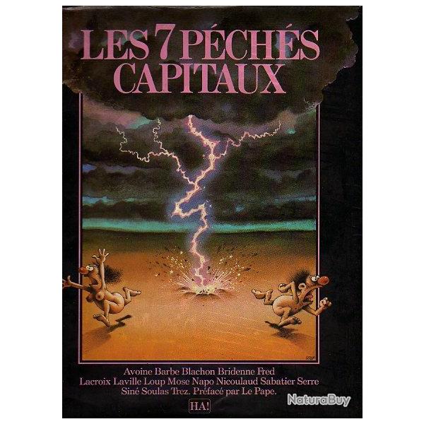 les 7 pchs capitaux.dessins humoristiques