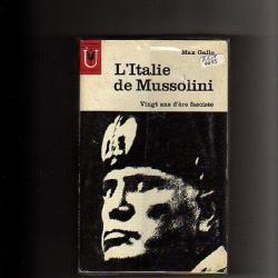 L'Italie de Mussolini.  Marabout Université 109. Max Gallo