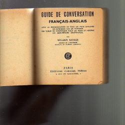 Guide de conversation français-anglais avec la prononciation , cartes, poids-mesures