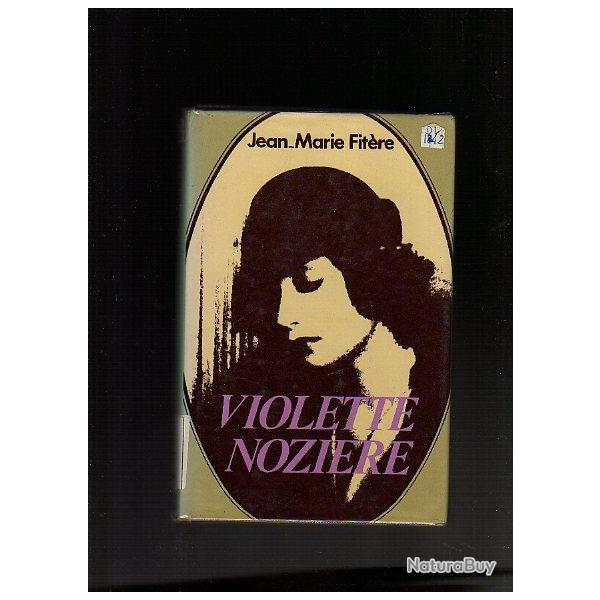 Violette Nozire de jean-marie fitre.