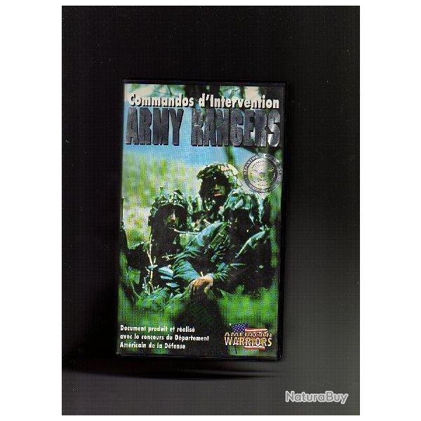commandos d'intervention. Army Rangers. amrican warriors vhs