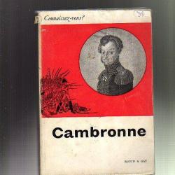 connaissez-vous Cambronne par albert huard