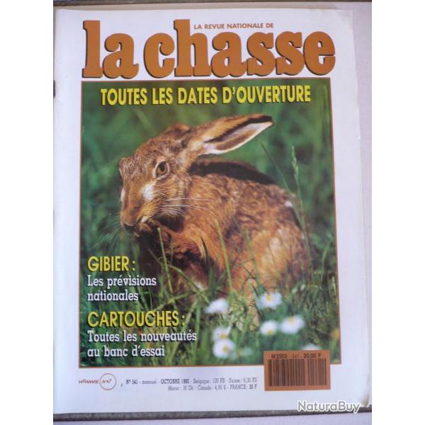 Revue nationale de la chasse n541 - octobre 1992