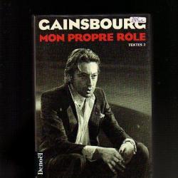 Gainsbourg. mon propre role. texte 2