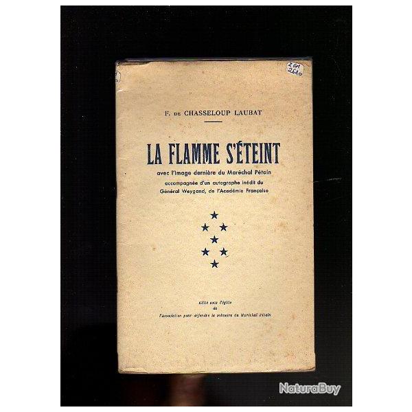 Collaboration-Vichy. la flamme s'teint avec l'image dernire du marchal ptain