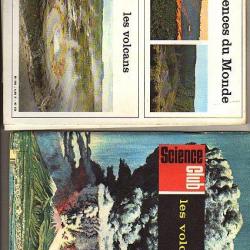les volcans. Sciences du monde n°101 et science club 39 de 1967