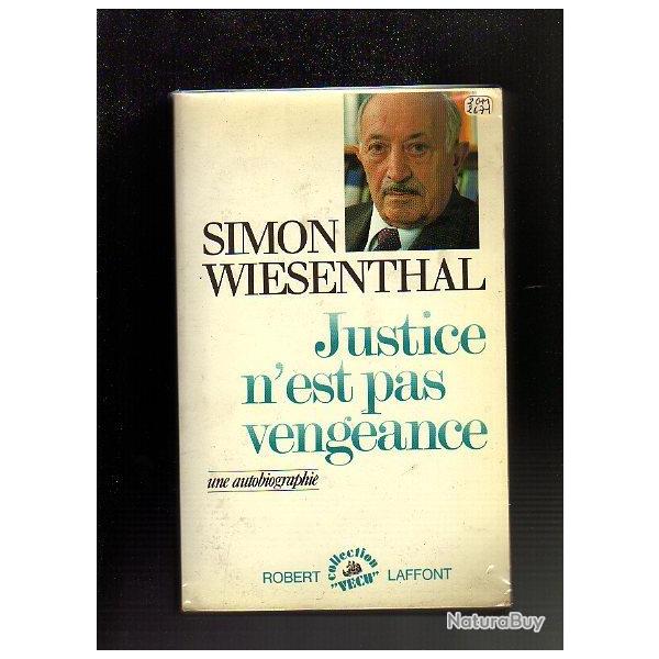 III e Reich.justice n'est pas vengeance.simon wiesenthal