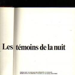 les témoins de la nuit , déportation, camps de concentration