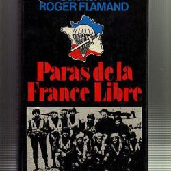 france libre. paras de la france libre roger flamand
