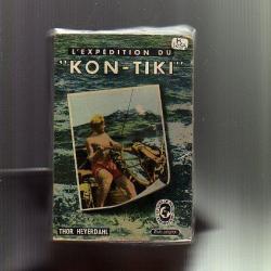 rare pochette photos souvenirs kon-tiki + livre poche l'expédition du kon-tiki. thor heyerdahl.
