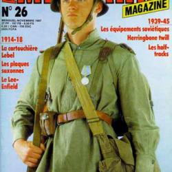 Militaria magazine 26 , hbt , armée rouge , plaques saxe , lee-enfield smle, trains, 75 , épuisé édi
