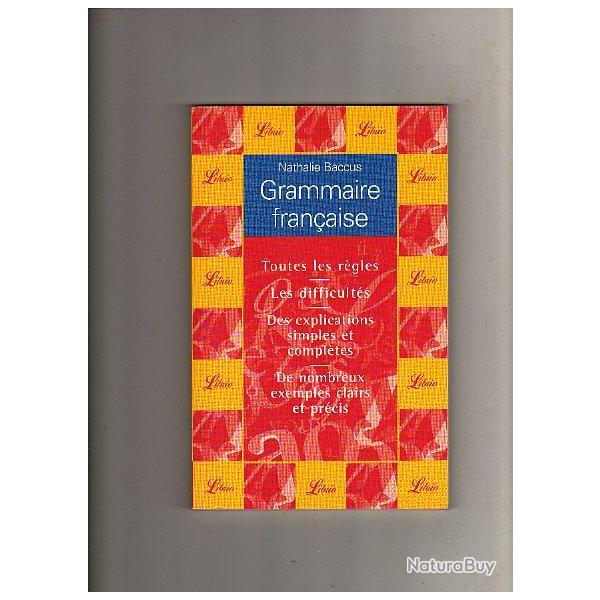 grammaire franaise.de nathalie baccus