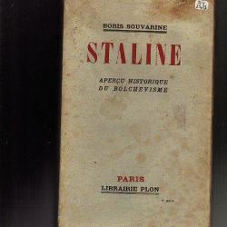 staline , aperçu historique du bolchévisme , de boris souvarine , russie , communisme