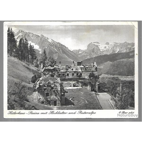 hitler haus , berchtesgaden , ruine mit Hochkalter und Reiteralpe oberzalsberg