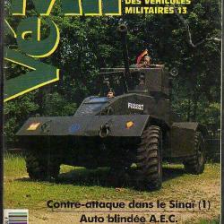 vémil. le magazine des véhicules militaires n° 13. bradley m2-m3, auto blindée aec, yom kippour part