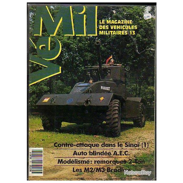 vmil. le magazine des vhicules militaires n 13. bradley m2-m3, auto blinde aec, yom kippour part