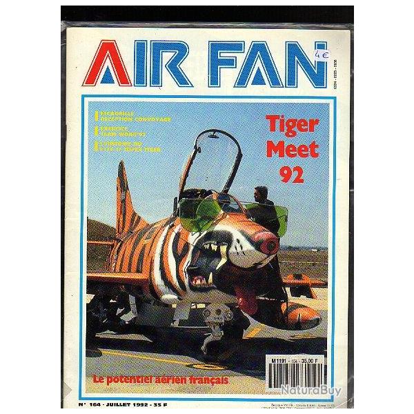 air fan 164 . revue de l'aviation . tiger meet 92, le potentiel arien franais