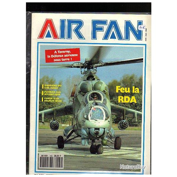 air fan 169 . revue de l'aviation . feu la rda, patmar atlantique , poker d'as helmut wick