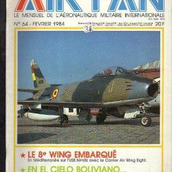 air fan n° 64. mensuel de l'aéronautique militaire internationale uss nimitz et carrier air wing 8
