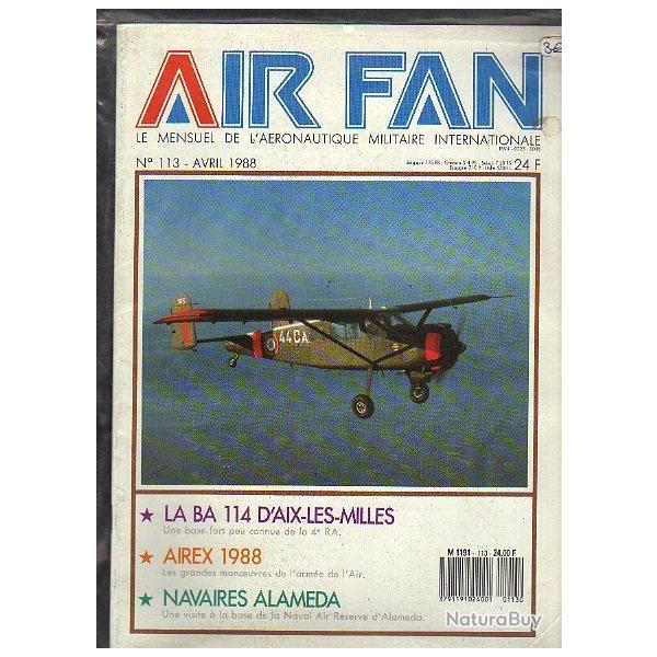 air fan 113. mensuel de l'aronautique militaire internationale , alameda, ba 114 aix les milles