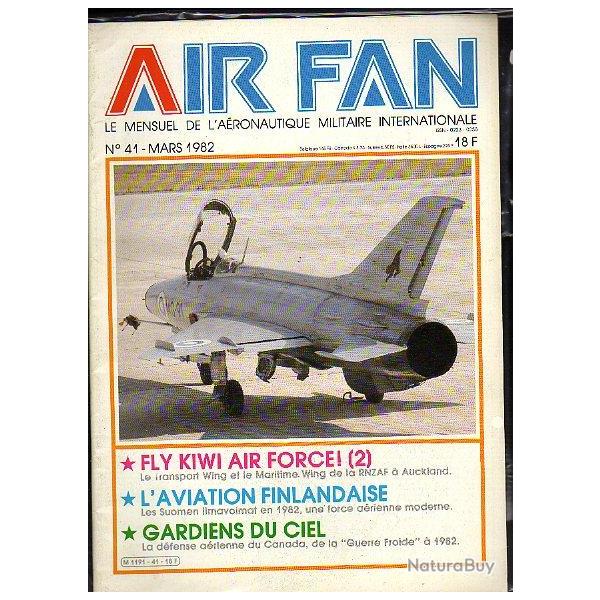 air fan n 41. mensuel de l'aronautique militaire internationale, aviation finlansaise, fly kiwi