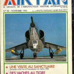 air fan n° 84. mensuel de l'aéronautique militaire internationale porte-avions de la marine national