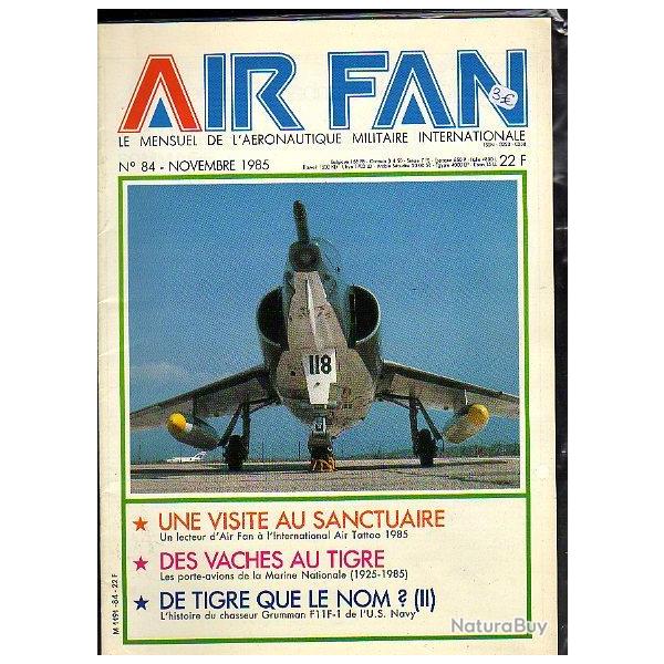 air fan n 84. mensuel de l'aronautique militaire internationale porte-avions de la marine national