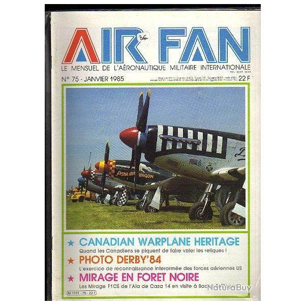 air fan 75. mensuel de l'aronautique militaire internationale , mirage en fort noire ,