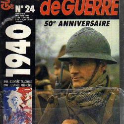 hommes de guerre n° 24. 1940.50 e anniversaire épuisé éditeur