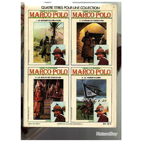 Marco polo comme  la tl , 4 volumes