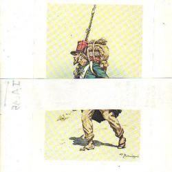 gravure moderne légionnaire 1832-1835.