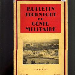 Bulletin technique du génie militaire.3 e trimestre 1964, 66 e année tome CVIII,
