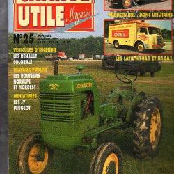 charge utile 25. épuisé indisponible éditeur renault colorale incendie, tracteurs john deere, lat