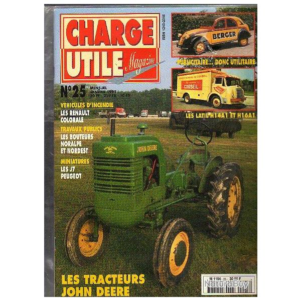 charge utile 25. puis indisponible diteur renault colorale incendie, tracteurs john deere, lat