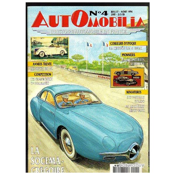 automobilia n 4 puis, indisponible diteur matford v8, citroen ami6 break, socema-grgoire