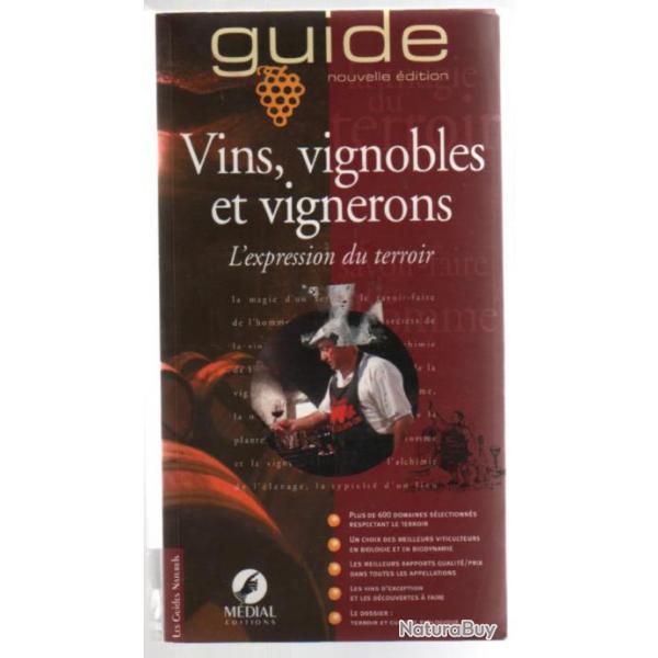 Guide des vins vignobles et vignerons