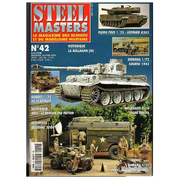 steelmasters 42 , m60 le dernier des patton, ,koursk 1943, rollbahn 3, chevrolet lopard 2 a5,