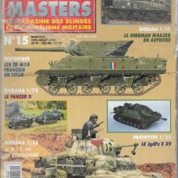 steelmasters 15 épuisé éditeur, panzer II, sherman en autriche ,  td m10 français en italie , m13-40