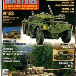 steelmasters 53 ,  panhard ebr, opel blitz flak , b1 bis, marques wehrmacht italie 44-45 6, sdkfz 22