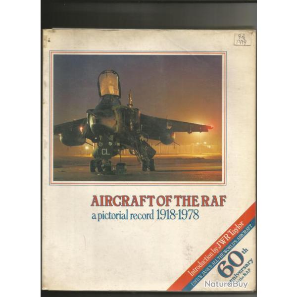 Les avions de la raf 1918-1978. royal air force aircraft of the raf