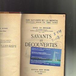 savants et découvertes.einstein, maurice de broglie,max planck,