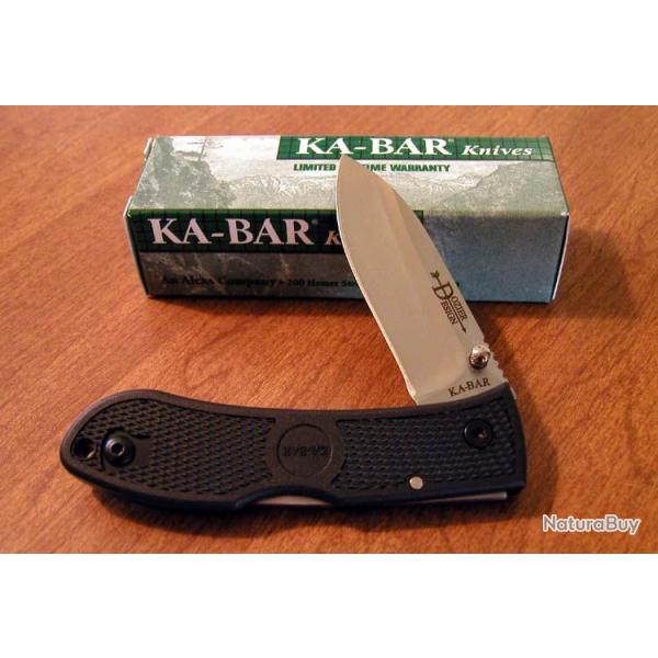 Couteau KABAR KA BAR DOZIER KA4062 BLACK ZYTEL