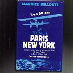 aviation.il y a cinquante ans , le premier paris new-york.dédicacé