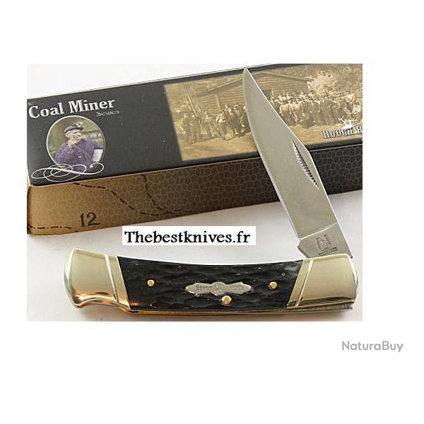 Couteau DE MINER COMMEMO ROUGH RIDER  Coal Miner RR761