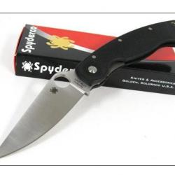 Couteau SPYDERCO Military Model PLAIN EDGE SC36GPE S30V Made In USA