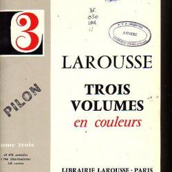 larousse en 3 volumes couleurs . volume 3 seul NO-Z